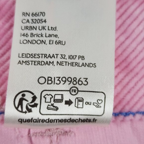 Maeve Pants Womens 31x25 Pink The Colette Magic Fabric Crop Wide Leg Corduroy - Picture 11 of 11